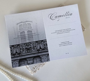 Emballage <span class=keywords><strong>de</strong></span> cartes personnalisable, cartes imprimées et manuscrites, discours <span class=keywords><strong>de</strong></span> mariage, cartes pliées - Product Image 1