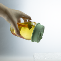 Nouveau couvercle en silicone 2-en-1 pour bocaux Mason, universel pour bocaux à bouche normale et large