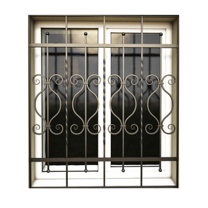 Ventana de acero guardias de seguridad ventana rejillas de hierro forjado ventana guardias - Product Image 2
