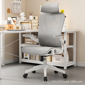 Silla de Oficina Ergonómica Moderna de Malla con Reposabrazos Ajustables en Altura, Reposacabezas y Base Giratoria - Modelo HBADA E3 Pro - Product Image 5