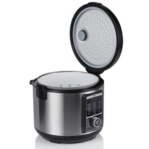 Olla <span class=keywords><strong>Arrocera</strong></span> RAF de 5L y 900W, <span class=keywords><strong>Arrocera</strong></span> Eléctrica Multifunción con Temporizador y Función para Mantener el Arroz Caliente, para Cocina Doméstica - Product Image 4
