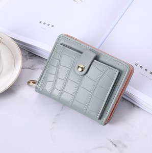 Fashion <strong>Zip</strong> <strong>Around</strong> Ladies Wallets <strong>Purse</strong> Custom Short <strong>Small</strong> Mini PU Leather Women Wallet - Product Image 3