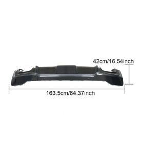 Difusor Trasero de Fibra de Carbono Estilo 3D para <span class=keywords><strong>BMW</strong></span> <span class=keywords><strong>X4</strong></span> F26 G02 <span class=keywords><strong>M40i</strong></span> xDrive35i xDrive - Product Image 3
