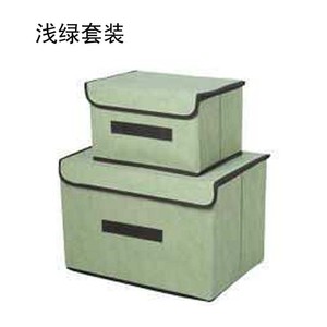 Clothing Organizer <b>Storage</b> <b>Box</b> Rectangle Foldable With Lid Large Capacity For Clothing Toys And Other Items - Product Image 2
