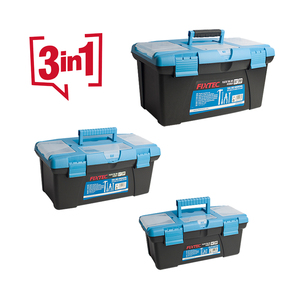 FIXTEC - Caja de Herramientas Resistente al Agua 3 en 1, Caja de Almacenamiento Protectora de Plástico PP para Equipos, FHTB003, Caja de Herramientas Impermeable F - Product Image 4