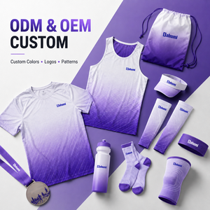 Ensemble T-shirt et Casquette de Sport Personnalisables avec Logo Imprimé – Séchage Rapide, Respirant, Maillot Athlétique, Kit d'Équipe, Tenue d'Entraînement Estivale - Product Image 1