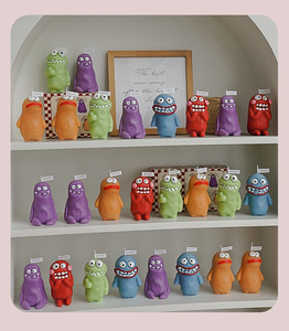 Florescence petit monstre personnalisé décoration de la maison cire de soja logo client fait à la main parfum luxe bougie parfumée pour cadeau - Product Image 6