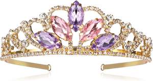Tiara <span class=keywords><strong>de</strong></span> <span class=keywords><strong>Rapunzel</strong></span> Hengkaixuan con Brillantes Diamantes <span class=keywords><strong>de</strong></span> Imitación - Regalo Unisex <span class=keywords><strong>para</strong></span> <span class=keywords><strong>Niñas</strong></span> y Mujeres <span class=keywords><strong>para</strong></span> <span class=keywords><strong>Cumpleaños</strong></span>, Navidad y Halloween - Product Image 2