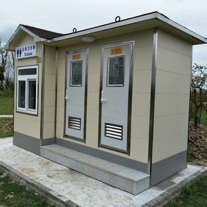 Toilettes portables en panneaux sandwich, design moderne, installation facile, pour lieux publics, utilisation en extérieur - Product Image 3