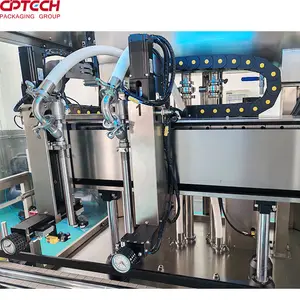 Automatische Abfülllinie Wäsche Reinigungsmittel Geschirrspülen Flüssigkeitsgel-Handseife Flasche Abfüllung Verschluss-Kennzeichnung Maschine