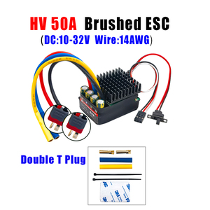 40/50/60/80/100/120A HV Brushed ESC Support 10v-32v 12V 24v 6S Electronic Speed <strong>Controller</strong> for DIY <strong>RC</strong> Tank Crawler Car Boat - Product Image 4