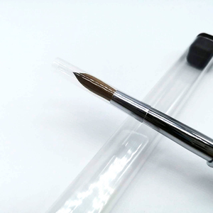 Black Handle Acrylic <b>Nail</b> Brush Classic Design Custom Sizes for Acrylic Powder <b>Nail</b> <b>Extension</b> Salon Use - Product Image 6