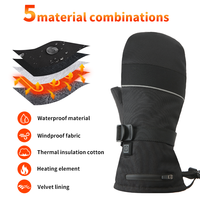 Gants chauffants d'extérieur Gants chauffants USB chauffants pour le snowboard Gants à écran tactile pour l'équitation Ski Snowboard Randonnée Cyclisme Chauffe-mains