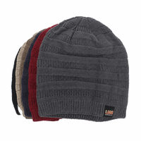 Bonnet d'hiver en tricot jacquard personnalisé pour homme avec logo, motif géométrique, en acrylique, pour l'extérieur par temps froid, vente en gros usine