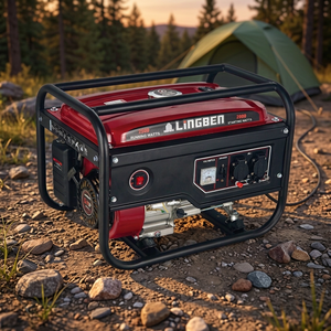 Générateur portable à essence de petite taille pour la Chine avec batterie, moteur 63cc, réservoir de carburant 4L, autonomie de 10,0h - Product Image 1