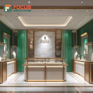 Mostrador de Exhibición de Joyería Personalizado de Alta Visibilidad, Fabricante de Mostradores con Panel de Vidrio Templado para Centros Comerciales - Product Image 3