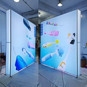 Éclairage LED Tissu Bannière Support mural Fond de scène Bannière Tension Tissu Boîte à lumière Présentoir - Product Image 6