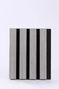 แผงอะคูสติกไม้วีเนียร์ไม้ออกแบบแผงผนังไม้ระแนงกันเสียง