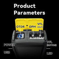 SIXIANTO OFW IOLA OTDR FWT-100 80KM Probador de Fibra Óptica en Vivo 1550nm OTDR Multifuncional con OPM VFL OLS