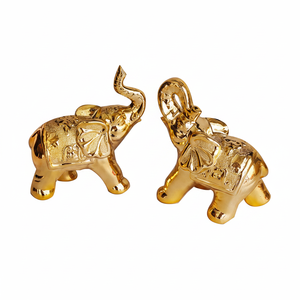 18 piezas/caja, Escultura de Elefante de Porcelana de 5 Pulgadas, Modelo 80416, Obra de Arte Elegante e Intrincada - Product Image 2