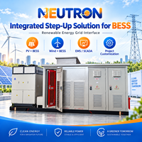 NEUTRON Centrale Électrique Préfabriquée Personnalisée avec PCS Intégrés 630A 1600A 2000A et Transformateurs MT 1kV 5kV pour Systèmes BESS de Grande Échelle