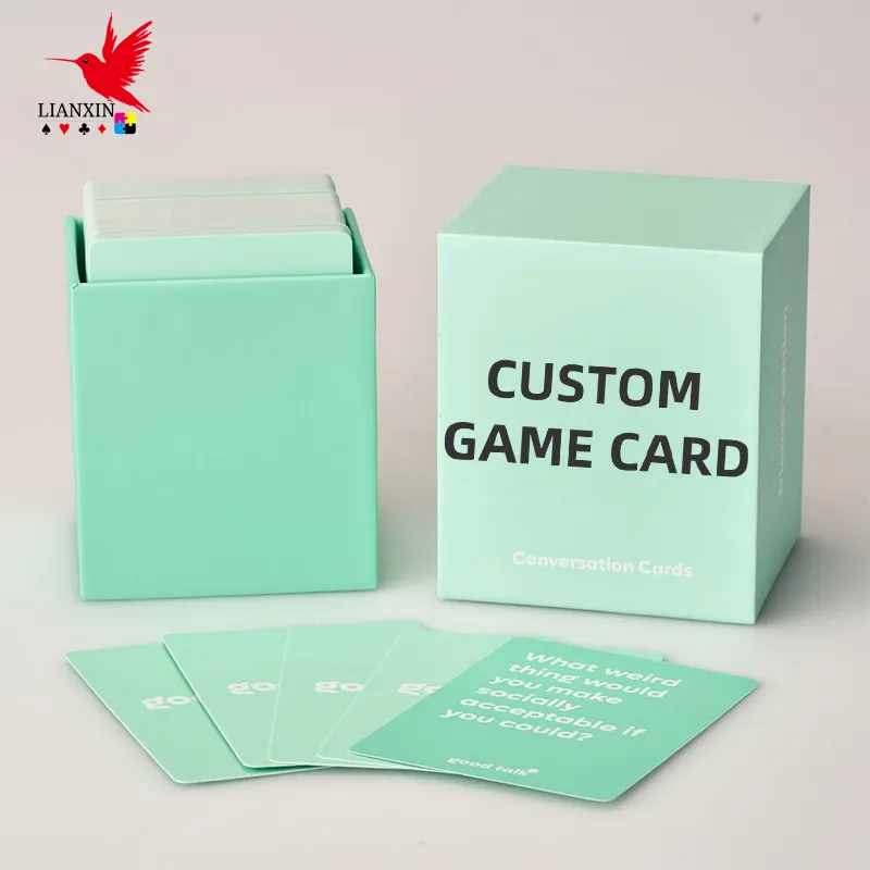 Stampa di carte da gioco personalizzate carte da gioco di conversazione personalizzate per amici e gruppi