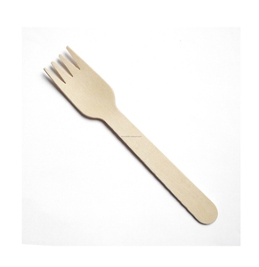 Magnolia Conifera Wooden Fork 6.3 Inch FSC Certified Biodegradable Compostable Degradable Eco-Friendly <b>Disposable</b> Cutlery - Product Image 1