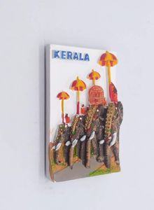 راتنج ثلاثي الأبعاد مغناطيس ثلاجة مجموعة كيرالا تذكارية راتنج مشغولات يدوية - Product Image 4