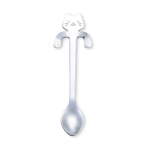 304 de acero inoxidable cuchara de <span class=keywords><strong>café</strong></span> creativas <span class=keywords><strong>Kitty</strong></span> gancho Dirtproof <span class=keywords><strong>café</strong></span> cuchara de té cuchara - Product Image 4