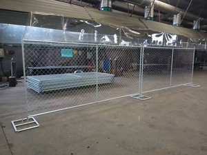 Fence Wholesale Welded Square Galvanized Easy Install Assembled Sustainable Portable Diamond <b>Mesh</b> <b>Wire</b> Chain Link Temporary - Product Image 6