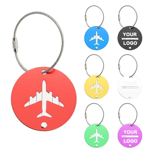 Tùy chỉnh cá nhân <span class=keywords><strong>Laser</strong></span> khắc logo máy bay thẻ Quà tặng khuyến mãi cho vali kim loại nhôm Thẻ Hành Lý - Product Image 2