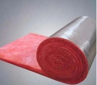 Isolation en fibre de verre R11 R13 R19 R20, couleur rose, blanche, noire, laine de verre isolante