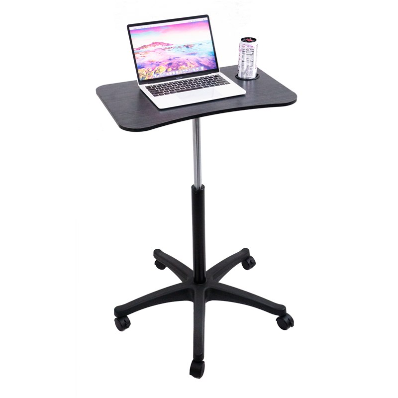 Pneumatic Height Adjustable Rolling Tray Cart