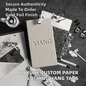 Etiquetas Personalizadas <span class=keywords><strong>de</strong></span> Papel con Sello Dorado Anti-Falsificación para Calcetines, Zapatos, <span class=keywords><strong>Prendas</strong></span> <span class=keywords><strong>de</strong></span> Lujo <span class=keywords><strong>de</strong></span> Alta Calidad, Diseños Únicos - Product Image 3