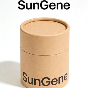 Emballage cadeau pour café et thé avec logo personnalisé, boîte cylindrique en carton, tube en carton écologique, emballage de luxe personnalisé, tube en papier alimentaire avec couvercle - Product Image 1