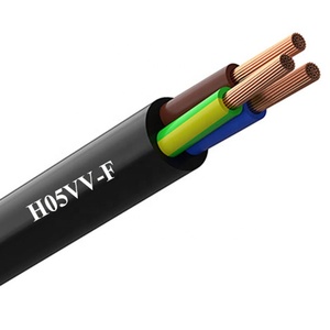 Cable de alimentación de cable eléctrico Flexible 4 núcleos H05vk <span class=keywords><strong>H07vk</strong></span> H03vvf H05vvf 3x1,5 Mm2 Cable flexible trenzado aislado de cobre Pvc 3 - Product Image 5