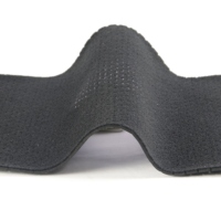 Tissu extensible en néoprène enduit de nylon UBL, matériau perforé respirant confortable et écologique personnalisé