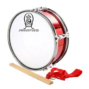 Factory direct sales Red 13 "stainless steel snare drum Student snare drum