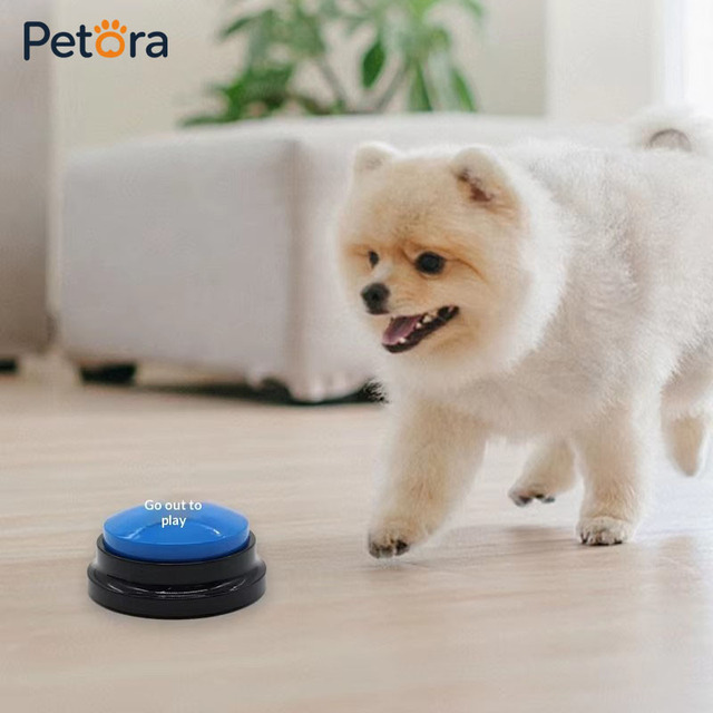 Petora Recordable Pet Communication Button Dog Cat Voice Recording Interactive Training Toy