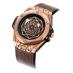 Relojes Deportivos de Lujo de Cuarzo RUIMAS 533 de Primera Marca, Reloj de Pulsera de Cuero de Moda para Hombre, Reloj Impermeable para Hombre - Product Image 2