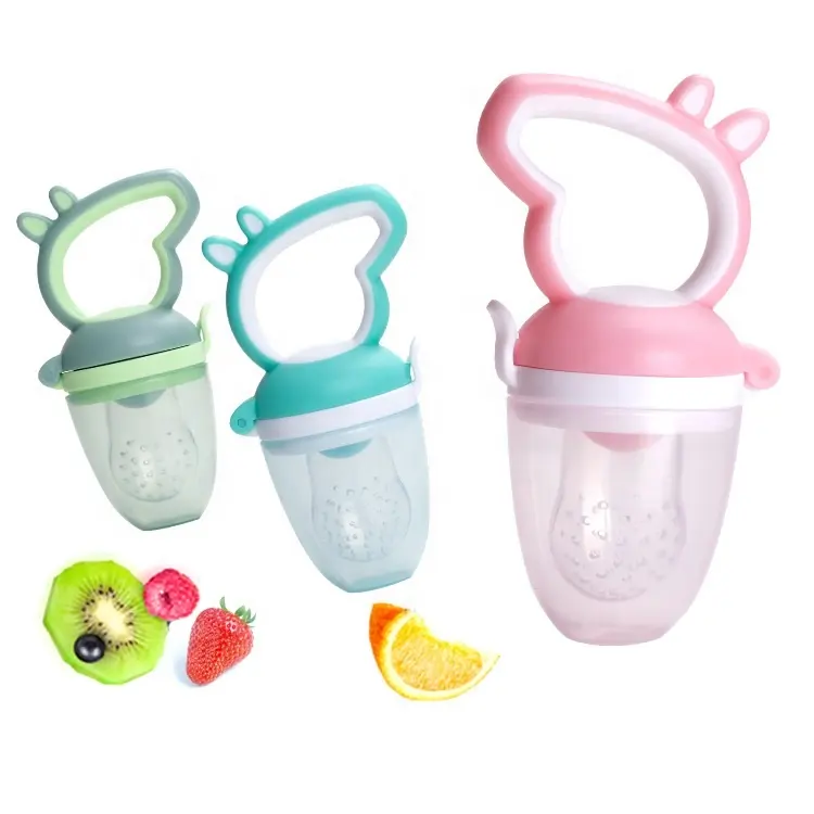 Hot Bán Silicone Bé Thực Phẩm Chew Núm Vú Trái Cây Smoothie Núm Vú