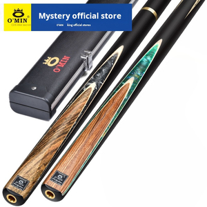Direktverkauf ab Werk: Omin Professioneller Snooker-Billardqueue mit 10mm Spitze, Messinganschluss, Professionelle Geradheit, 3/4 Teilbar - Product Image 2