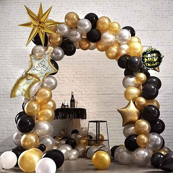 Décorations Dorées Pour 80e Anniversaire - Guirlande D