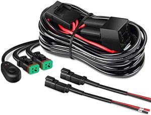 Kit de faisceau de câblage de connecteur 16AWG DT lampe de travail à LED-2 fils un contrôle une unité étanche pour camion tout-terrain lumière à Led - Product Image 3