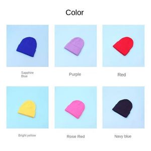 Bonnet en tricot uni 52g pour l'automne et l'hiver, résistant au froid et au vent, avec logo personnalisé - Product Image 2
