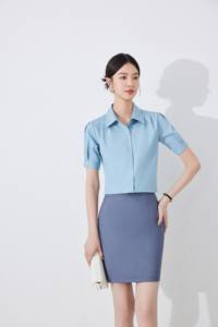 ホテルマネージャー受付女性用シャツプロフェッショナルビジネスワークウェア制服（ホスピタリティレセプションオフィス用） - Product Image 2