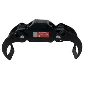 ตัวหนีบไม้ป่าไม้แบบหมุนได้ระบบไฮดรอลิกสำหรับรถขุด - Product Image 1