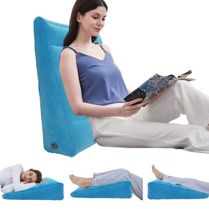 Almohada Inflable de PVC de Alta Calidad, Cojín de Respaldo, Almohada Triangular Inflable Portátil - Product Image 5