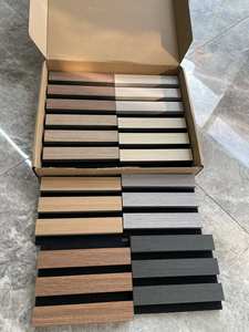 Panel Acústico Decorativo de MDF con Diseño Moderno, Revestimiento de Chapa de Roble Natural, Panel de Madera Acústico para Sala de Estar - Product Image 4