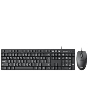 Sangee Wired <b>Keyboard</b> Mouse Set Full Size <b>USB</b> for Desktop Laptop Office Gaming Business Use - Product Image 1